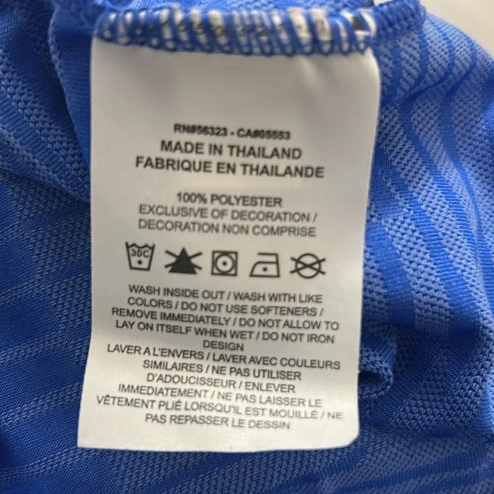 Nike Dri-Fit tank size small blue polyester athletic running tank top